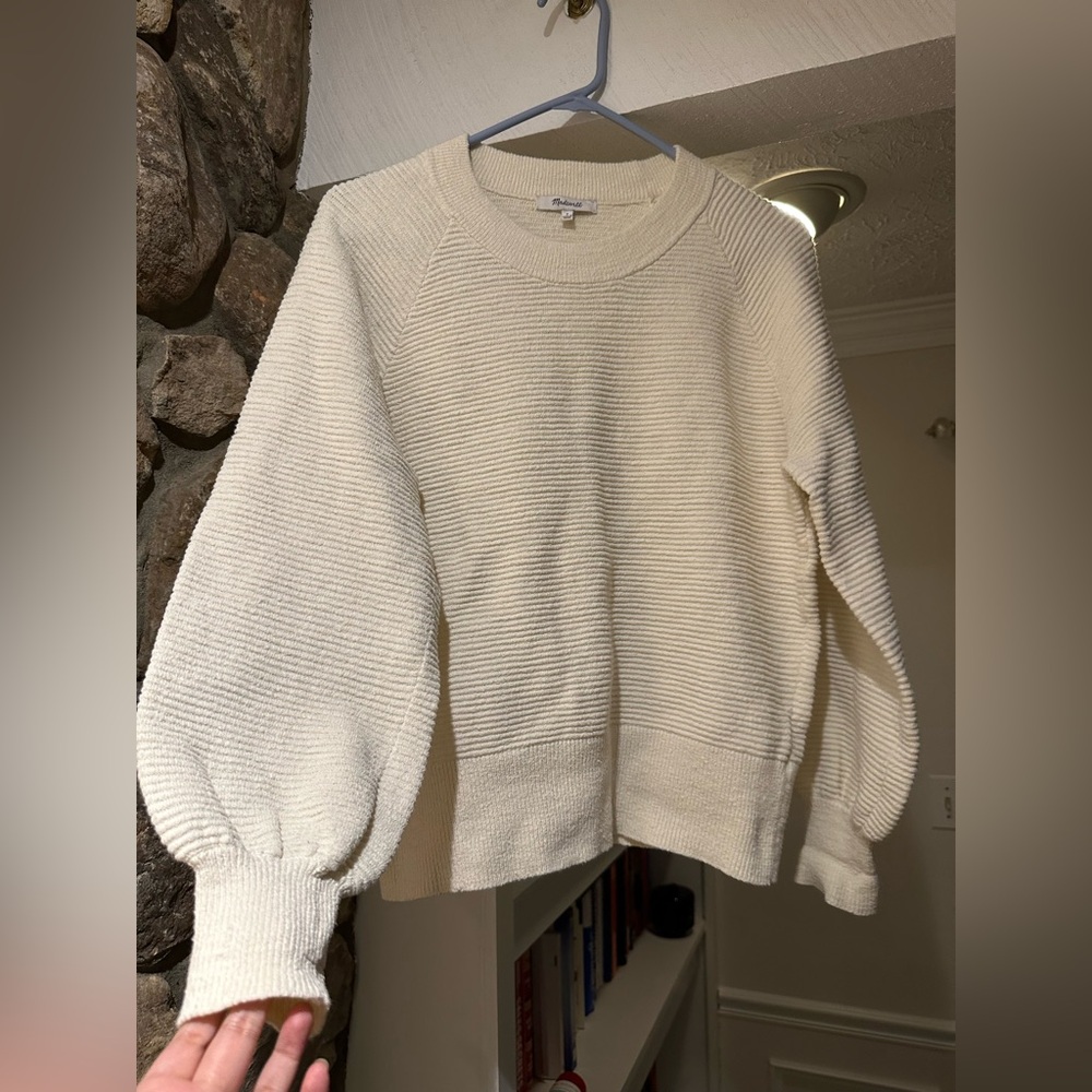 Madewell Corbett Balloon-Sleeve Sweater size S. Excellent condition. - Picture 6 of 11